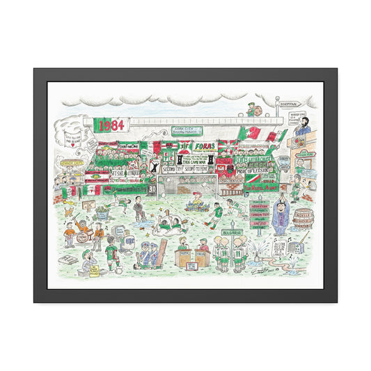 Framed - Pat Connolly's "Cork City FC Time Lapse" Poster